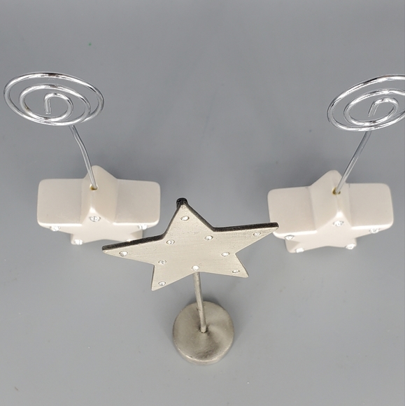 Stars Picture Holder, Table Number Holder Lot of 3 - Picture 2 of 6